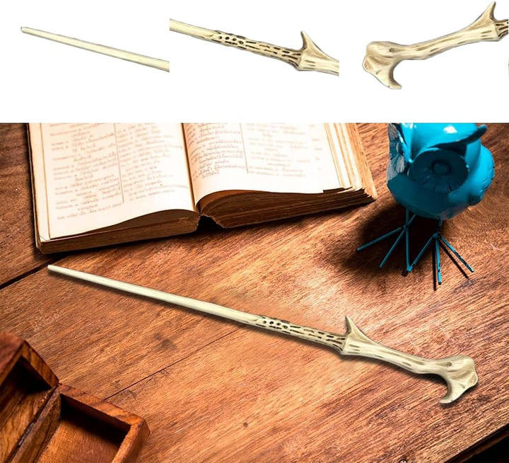 ZYMR Zauberstab Voldemort, Holunderstab Harry P Wizarding World Requisite, inkl. zeitumkehrer Kette
