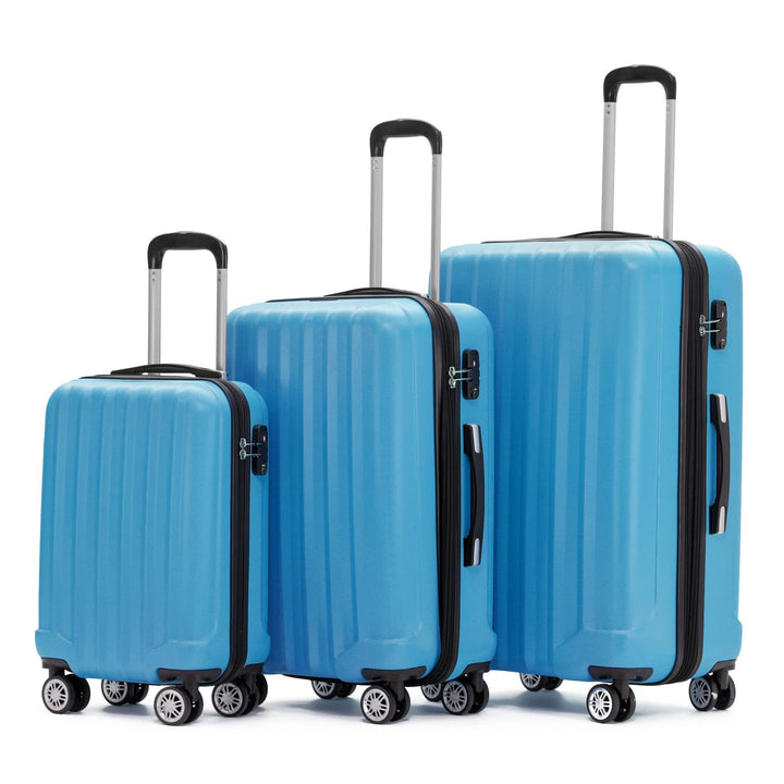 BEIBYE TSA-Schloss 2080 Hangepäck Zwillingsrollen neu Reisekoffer Koffer Trolley Hartschale Set-XL-L