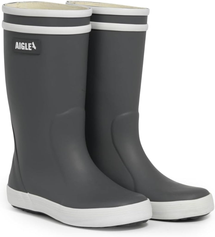 Aigle Unisex Kinder Lolly Pop 2 Gummistiefel 24 EU Anthrazit, 24 EU Anthrazit