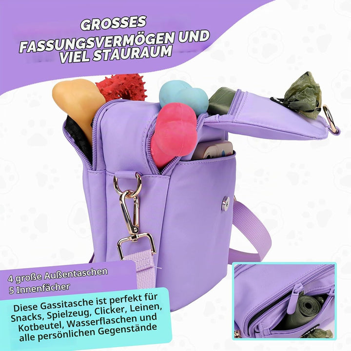 COOWONE wasserdichte Hundeleckerli-Tasche, Hundespaziergang Tasche, Leckerli-Tasche für Hunde, Hunde