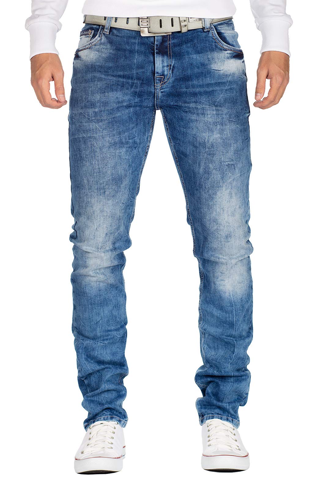 Cipo & Baxx Casual Herren Jeans Hose BANS Produktion 36W / 34L Blau - 70, 36W / 34L Blau - 70