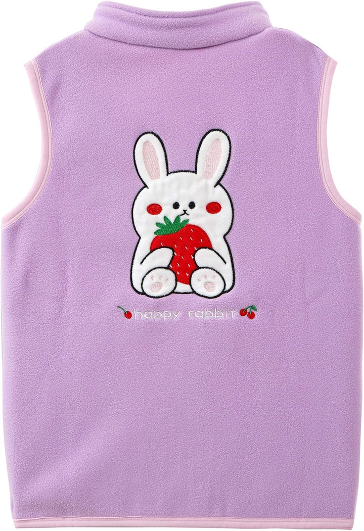 Camilife Baby Kleinkind Kinder Jungen Mädchen Polar Fleece Weste Stehkragen Reissverschluss Fleecewe