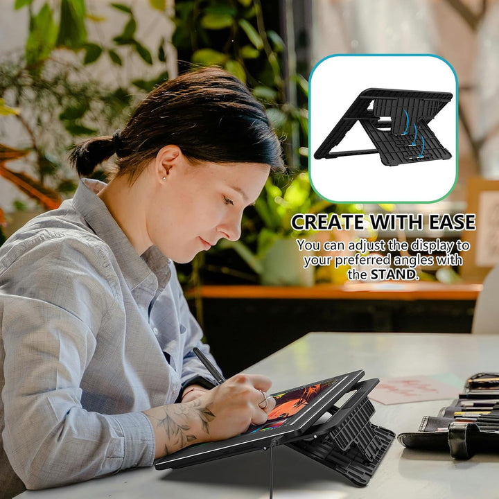 Grafiktablett mit Display • VEIKK VK1200V3 11,6 Zoll Zeichentablett mit Display mit IPS Full HD Scre