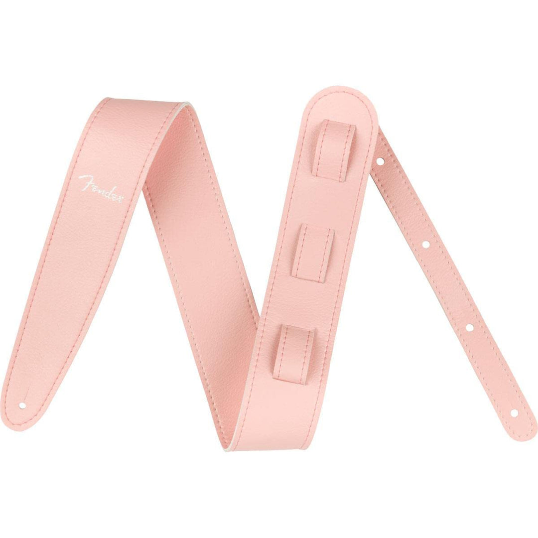 Fender® »VEGAN LEATHER STRAP« Leder Gitarrengurt - 6.3cm Breite - Farbe: Shell Pink, Shell Pink