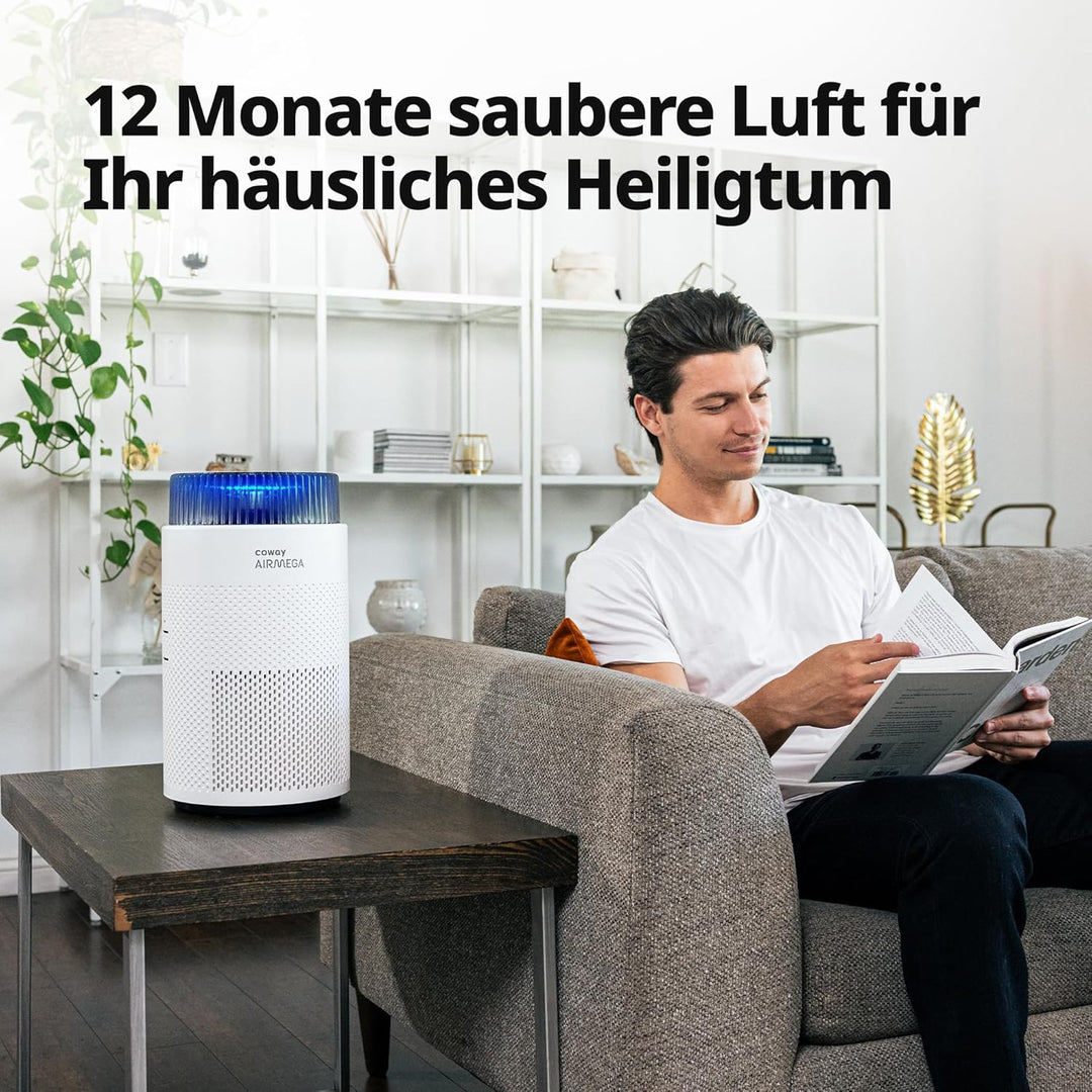COWAY Original-Ersatzfilter für Luftreiniger Airmega 100, 3-in-1-Vorfilter, True HEPA-Filter, Desodo