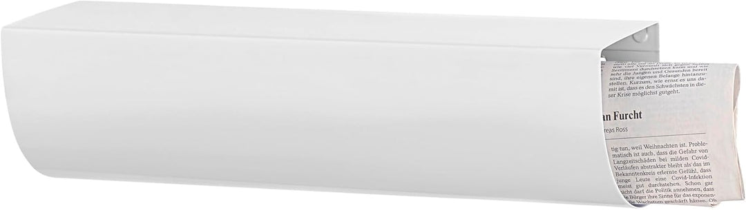 Burg-Wächter Zeitungsrolle mit Seitendeckel, Briefkastenergänzung, Verzinkter Stahl, VARIO 820 W, We