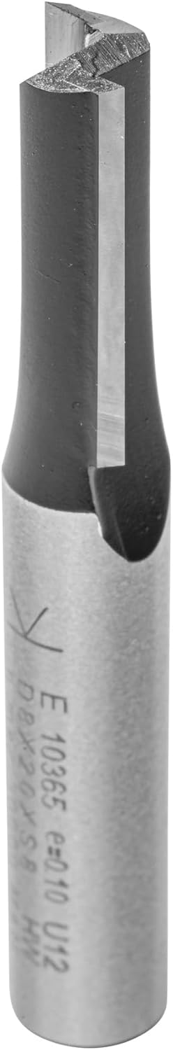 ENT 10365 Nutfräser HW, Schaft (S) 8 mm, Durchmesser (D) 8 mm, NL 20 mm, SL 32 mm, GL 55 mm