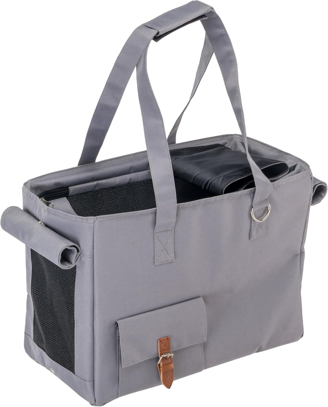Ferplast Hundetasche Jetset, Tansportbox Katze, Hundebox, Sicherheitsgurt, Max 12 kg, 40 x 20 x H 30