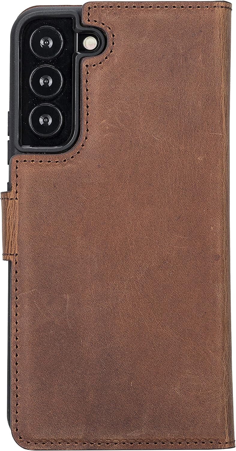 Solo Pelle Lederhülle Harvard kompatibel für das Samsung Galaxy S22 Plus / S22+ inklusive abnehmbare