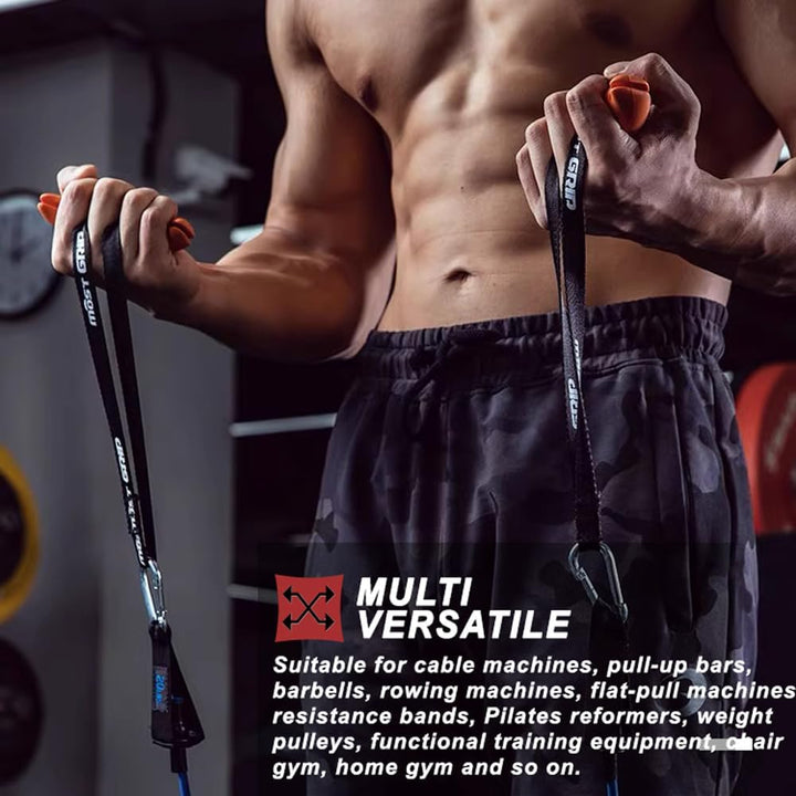 Klimmzuggriffe Griffe Fitnessgurt Heavy Duty Kabel Maschine Griffe Training Grip Strength Sling Trai