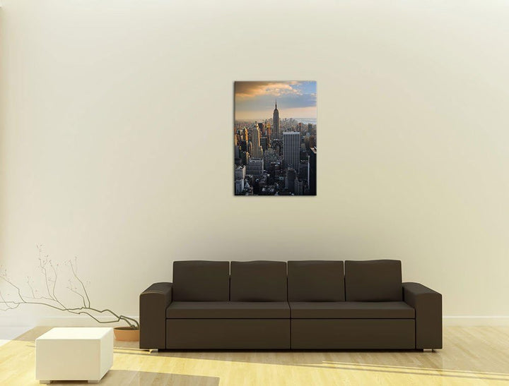 Bilderdepot24 Bild auf Leinwand | New York City II in 50x70 cm als Wandbild | Wand-deko Dekoration W