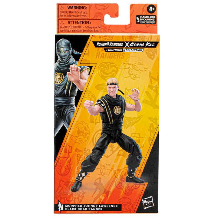 Hasbro Power Rangers x Cobra Kai Lightning Collection Figur Morphed Johnny Lawrence Black Boar Range