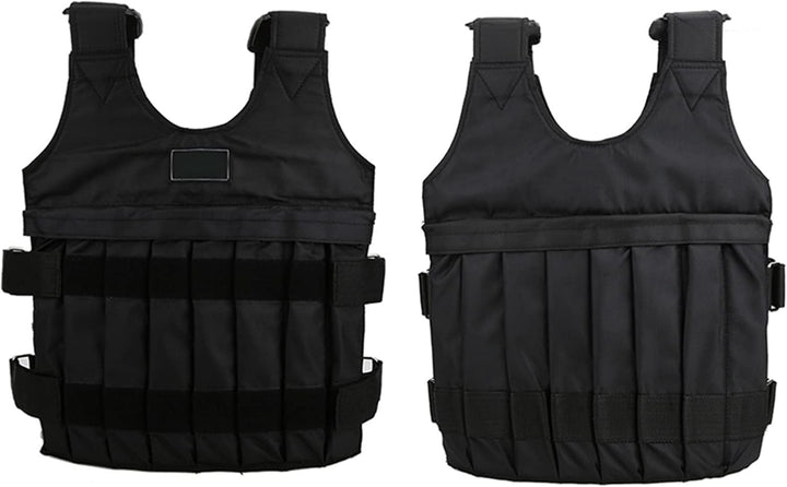 gewichtsweste 20kg,Tbest Einstellbare Gewichtsweste, Max. Belastung 20 kg Oxford-Gewebe Sportgewicht
