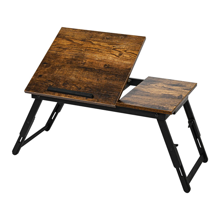 VASMIA Laptoptisch für Bett und Couch, Klapptisch, Frühstück Serviertablett mit klappbaren Beinen, h