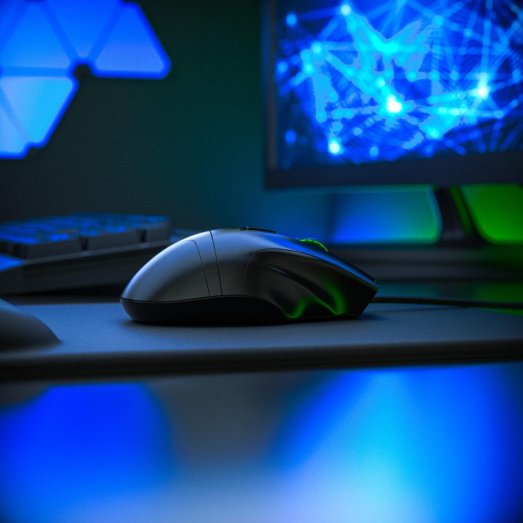 CSL - 4800 DPI Gaming Maus mit RGB Beleuchtung – optische Computermaus - 9 Tasten – 600-4800 DPI – 7