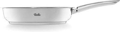Fissler Steelux Pro / Edelstahl-Pfanne (Ø 28 cm) Bratpfanne-unbeschichtet, scharfes anbraten – Induk