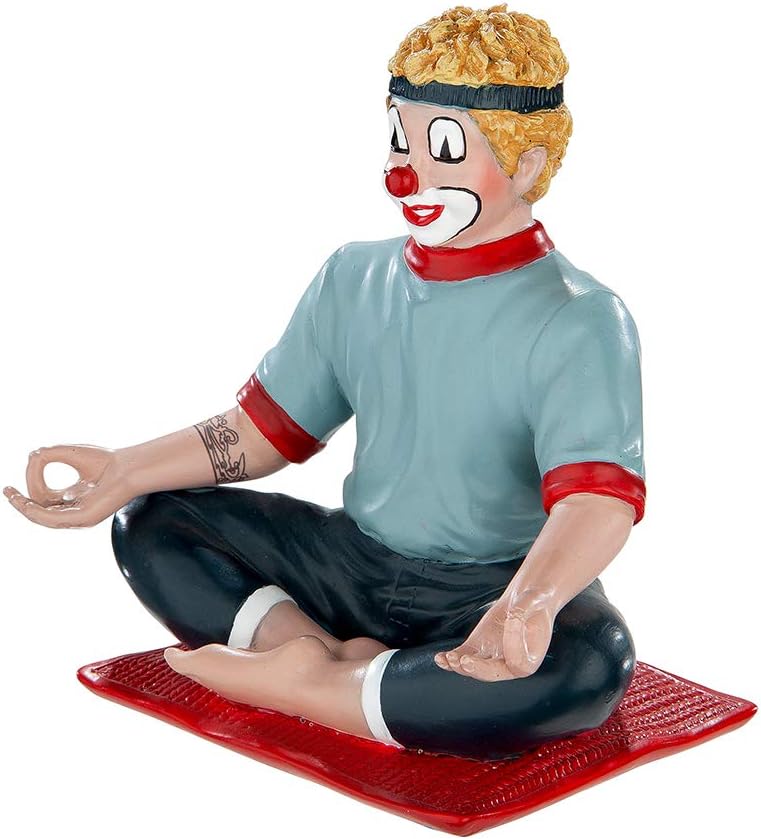 Gildeclown Yoga - kleine Figur Dekoration - Geschenke für Frauen - H 13,5 cm 04 Gildeclown - Yoga, 0