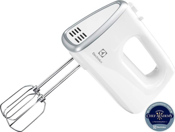 Electrolux EHM3300 Love Your Day Collection Stabmixer für Backwaren mit 450 W Leistung, Weiss, Metal