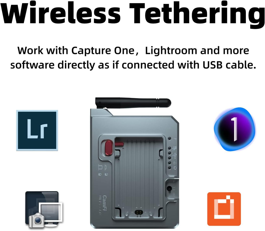 CamFi 3 Plus DSLR Wireless Camera Remote Controller, WiFi und 4G High Speed Capture and Transmit Ape