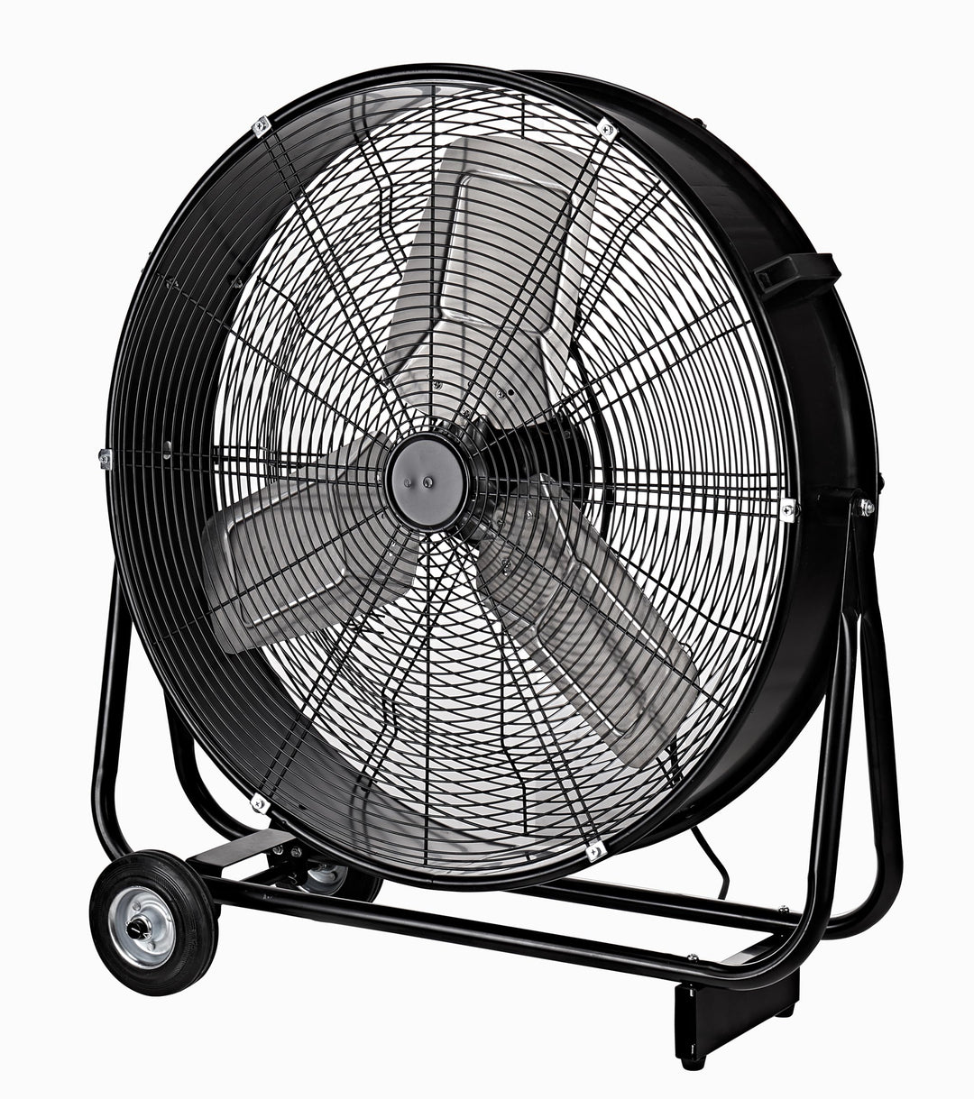 Be Cool Industrie-Windmaschine 60cm BCIWM60CM – Fahrbarer Trommelventilator, Ø 60 cm (24"), 230 Watt
