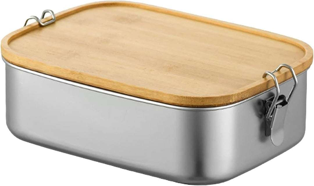 Bento Lunchbox für Erwachsene/Kinder,Edelstahl Brotdose und Lunchbox 800ml/1200ml/1500ml,Metalldose