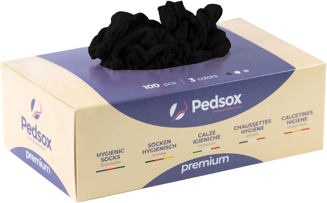 200 Stück Einweg-Hygienesocken zum Testen von Schuhen, Premium Line, maschinenwaschbar, Unisex, Einh