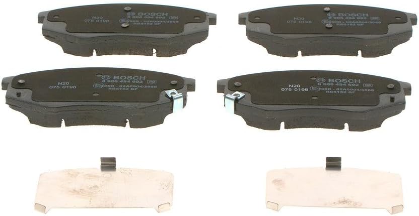 Bosch BP1687 Bremsbeläge - Vorderachse - ECE-R90 Zertifizierung - vier Bremsbeläge pro Set