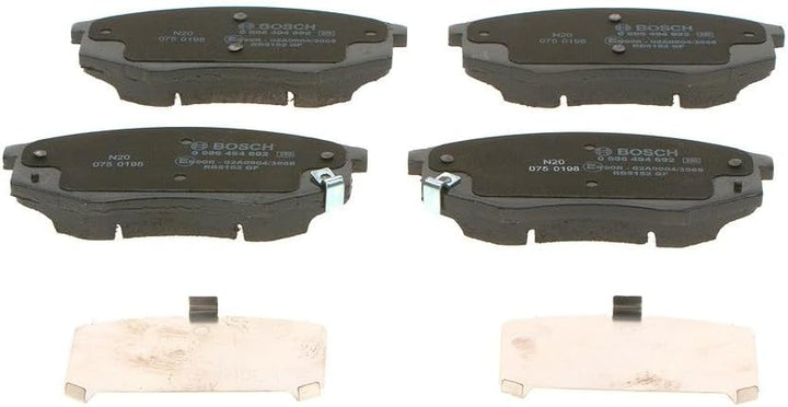 Bosch BP1687 Bremsbeläge - Vorderachse - ECE-R90 Zertifizierung - vier Bremsbeläge pro Set