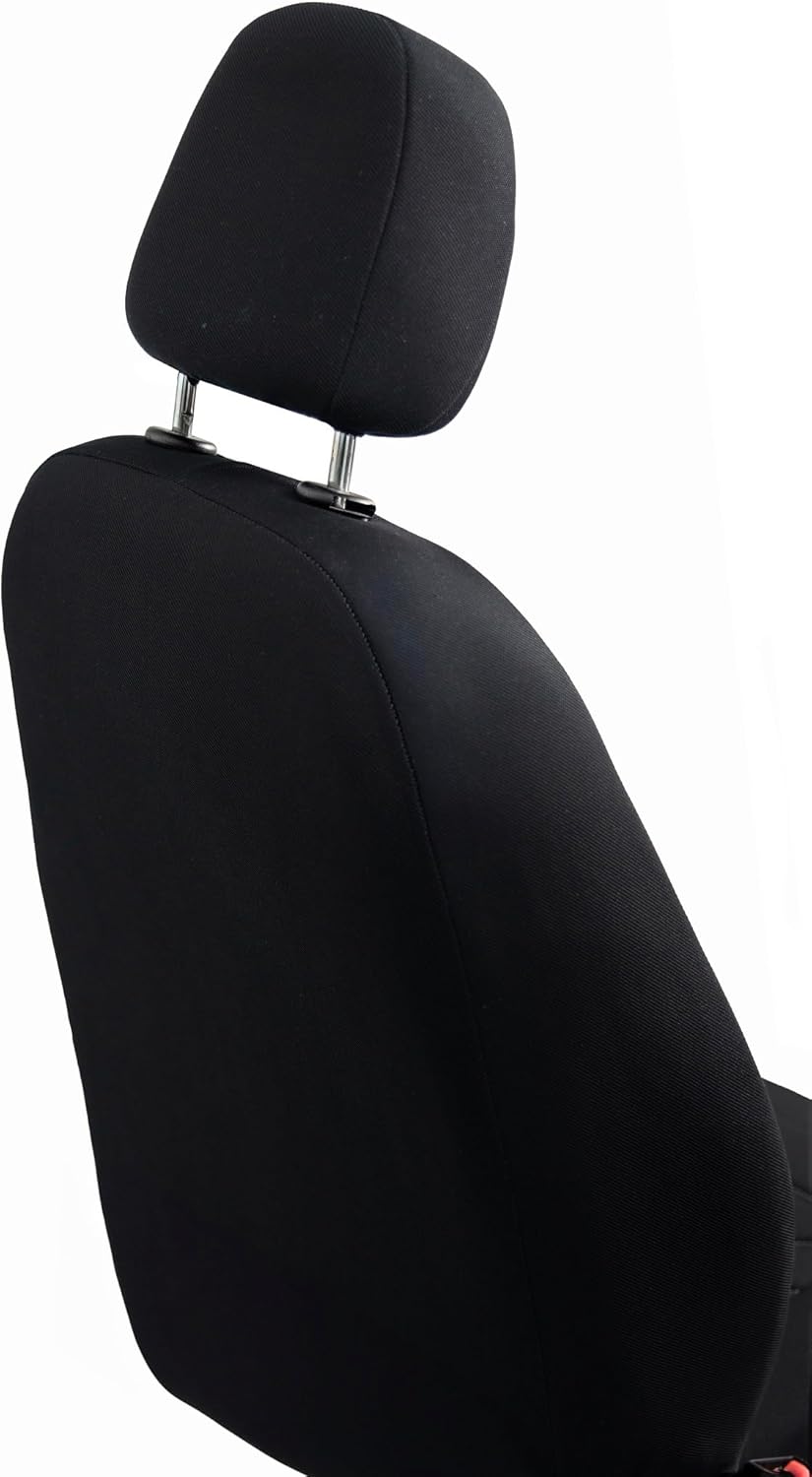 ERJOT Autobezüge Sitzbezüge Comfort Plus Schonbezüge Komplet Set Universal Schwarz (Rot), Rot