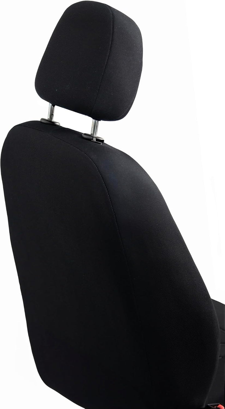ERJOT Autobezüge Sitzbezüge Comfort Plus Schonbezüge Komplet Set Universal Schwarz (Rot), Rot