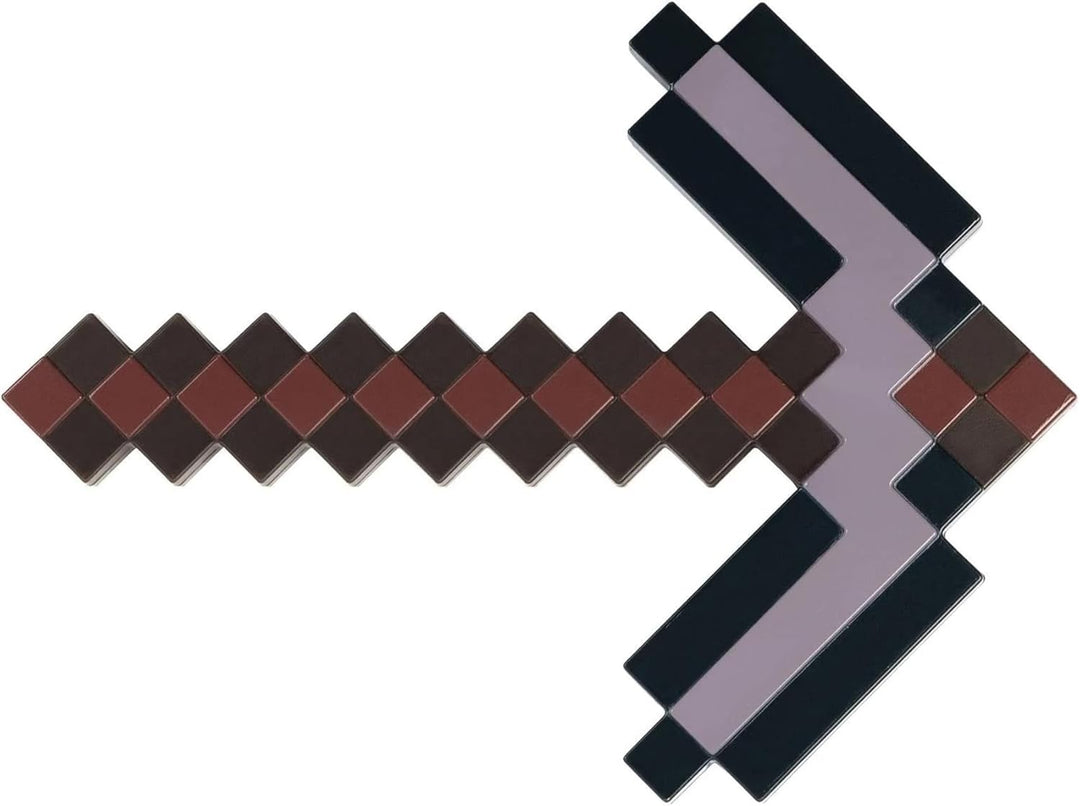 Minecraft Netherit-Spitzhacke, Kostüm-Accessoire, offizielles Lizenzprodukt von Disguise, inspiriert