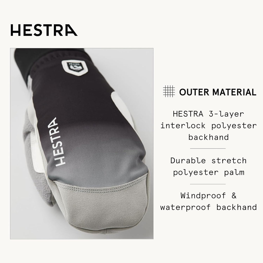 Hestra Damen XC Primaloft Mitt Schwarz 6, Schwarz 6