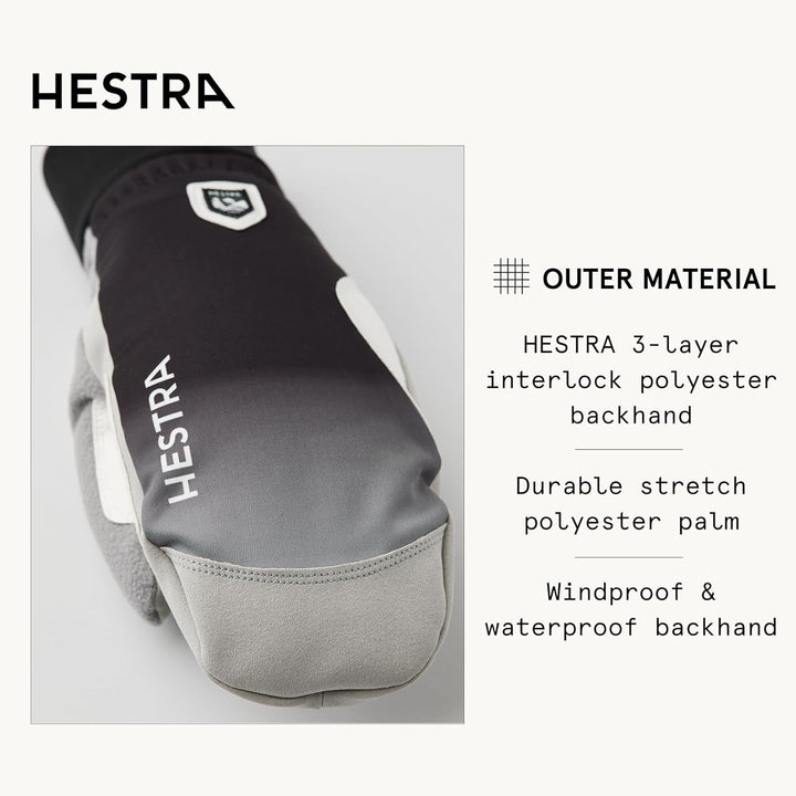 Hestra Damen XC Primaloft Mitt Schwarz 6, Schwarz 6