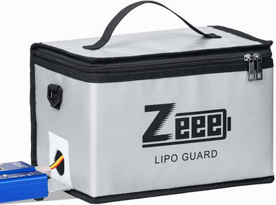 Zeee Lipo Safe Bag, Feuerfeste Lipo Bag mit grosser Kapazität zur Aufbewahrung und zum Schutz der Ba