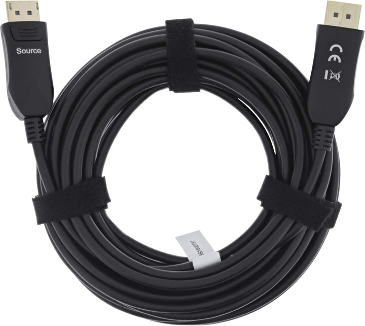InLine® DisplayPort 1.4 AOC Kabel, 8K4K, schwarz, 40m 40 Meter, 40 Meter