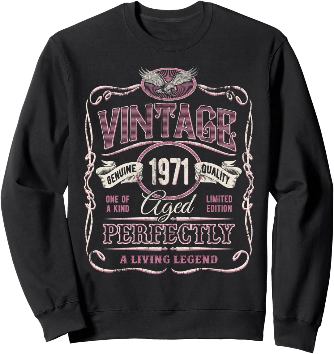 Vintage Original Made In 1971 Classic 53rd Birthday Sweatshirt
