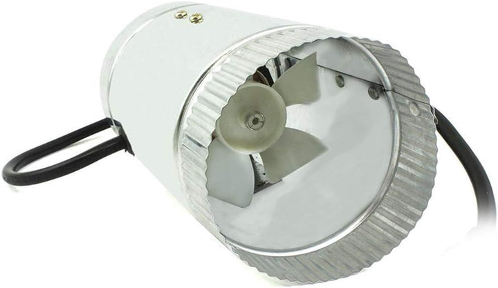 Abluft Set mit Mini Lüfter 150m³/h und Aktivkohlefilter 100x200mm 170-255 m³/h: Lüftung Klima Growbo