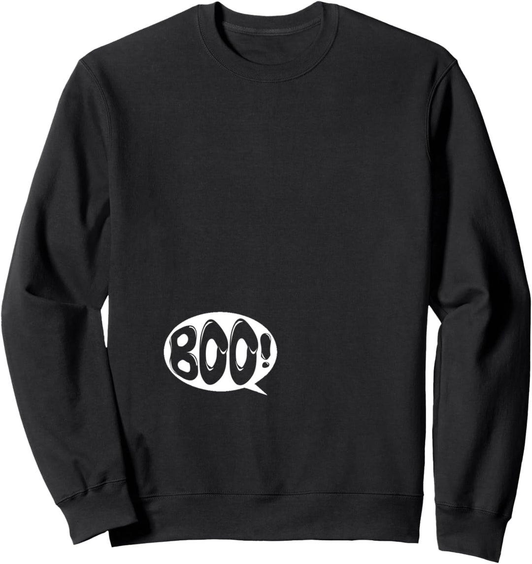 Baby Says Boo! Hilarious Halloween Schwangere Frau T-Shirt Sweatshirt