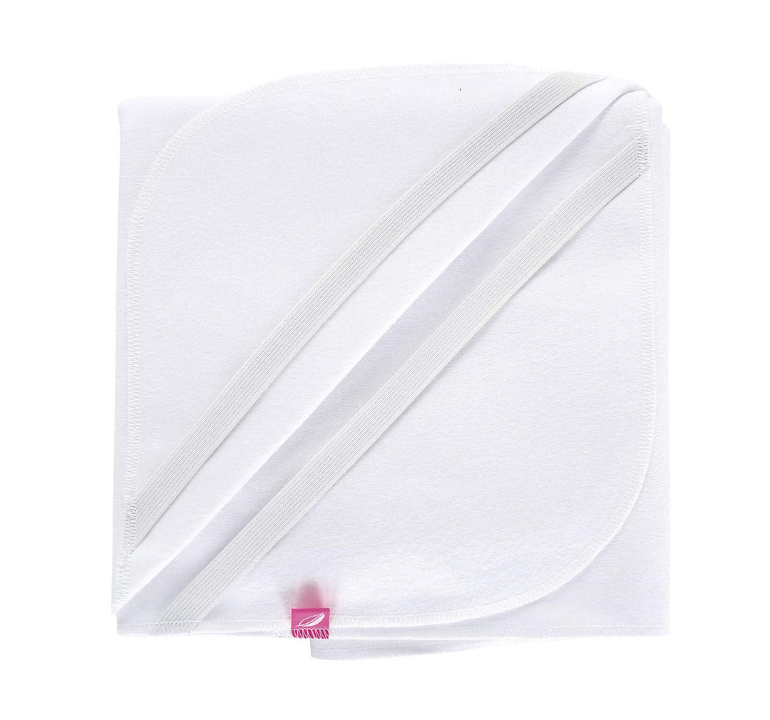 Wasserdichte und atmungsaktive Betteinlage aus Baumwolle von MOTHERHOOD - 120x65cm mit Befestigungsg