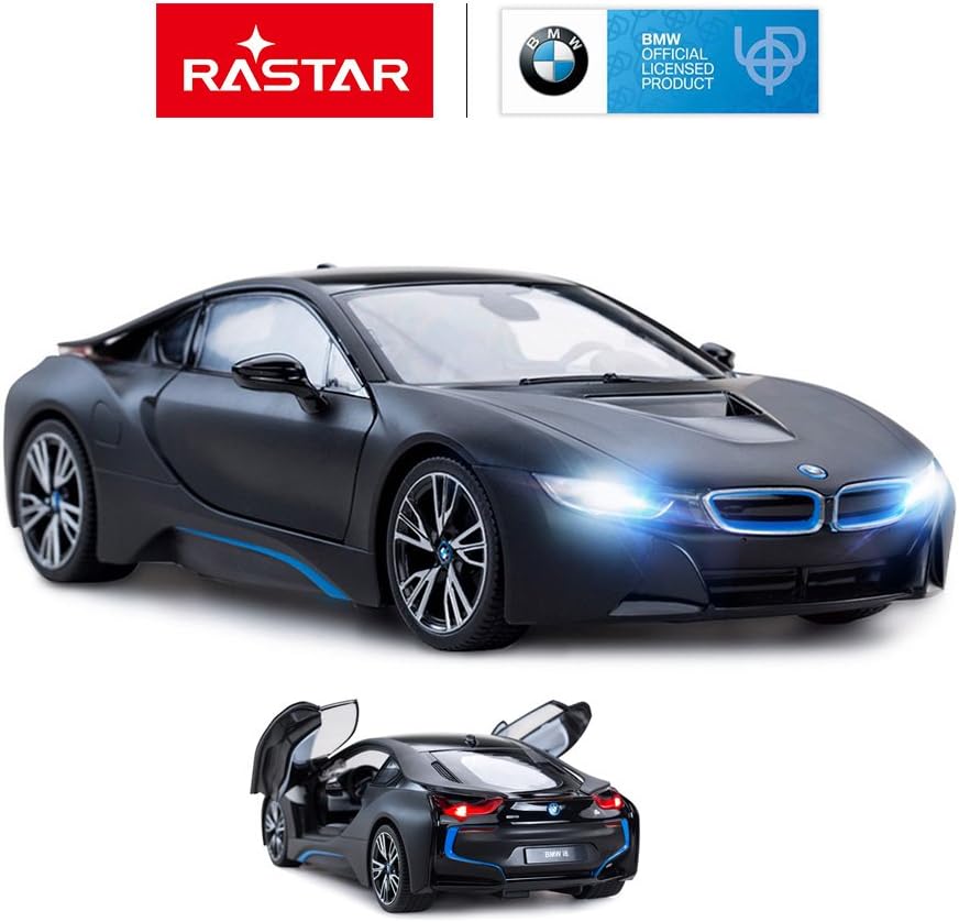 Rastar RC Auto | 1:14 BMW i8 Funkferngesteuertes Spielzeugauto, Modellfahrzeug, öffnen der Türen per