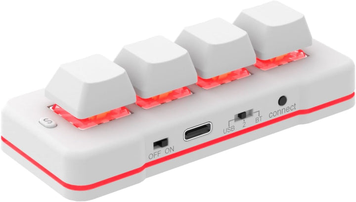 4-Tasten-Mini-Tastatur USB Wired & BT Wireless Mini Keyboard Customized Programmierbare Computer-Tas