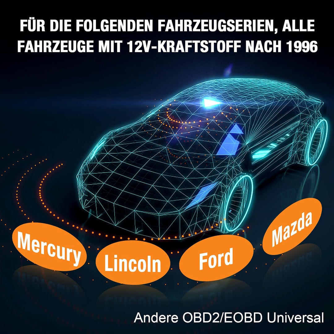 FORScan ELMconfig Professionelles OBDII Diagnosegerät Auto OBD2 Adapter für Windows, Auto diagnose C