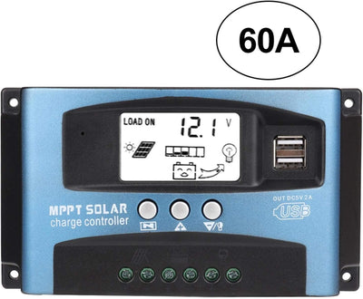 Ymiko MPPT Solarladeregler 40A 50A 60A 100A Solarpanelregler Ladebatterieregler Dualer USB-Anschluss