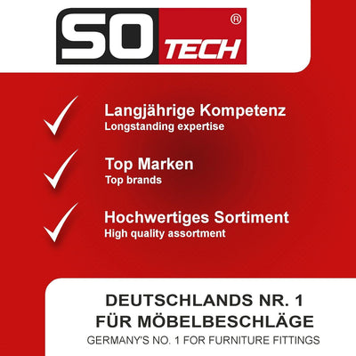 SOTECH 1 Paar Vollauszüge KV1-45-H45-L550-NF-MS 550 mm Standardausführung, Traglast 45 kg, Teleskops