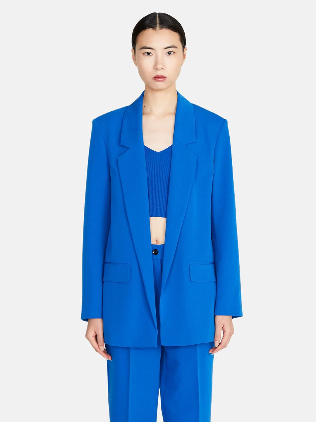 Sisley Damen 2kvxlw00q Jacket, Bright Blue 36u, 38 EU
