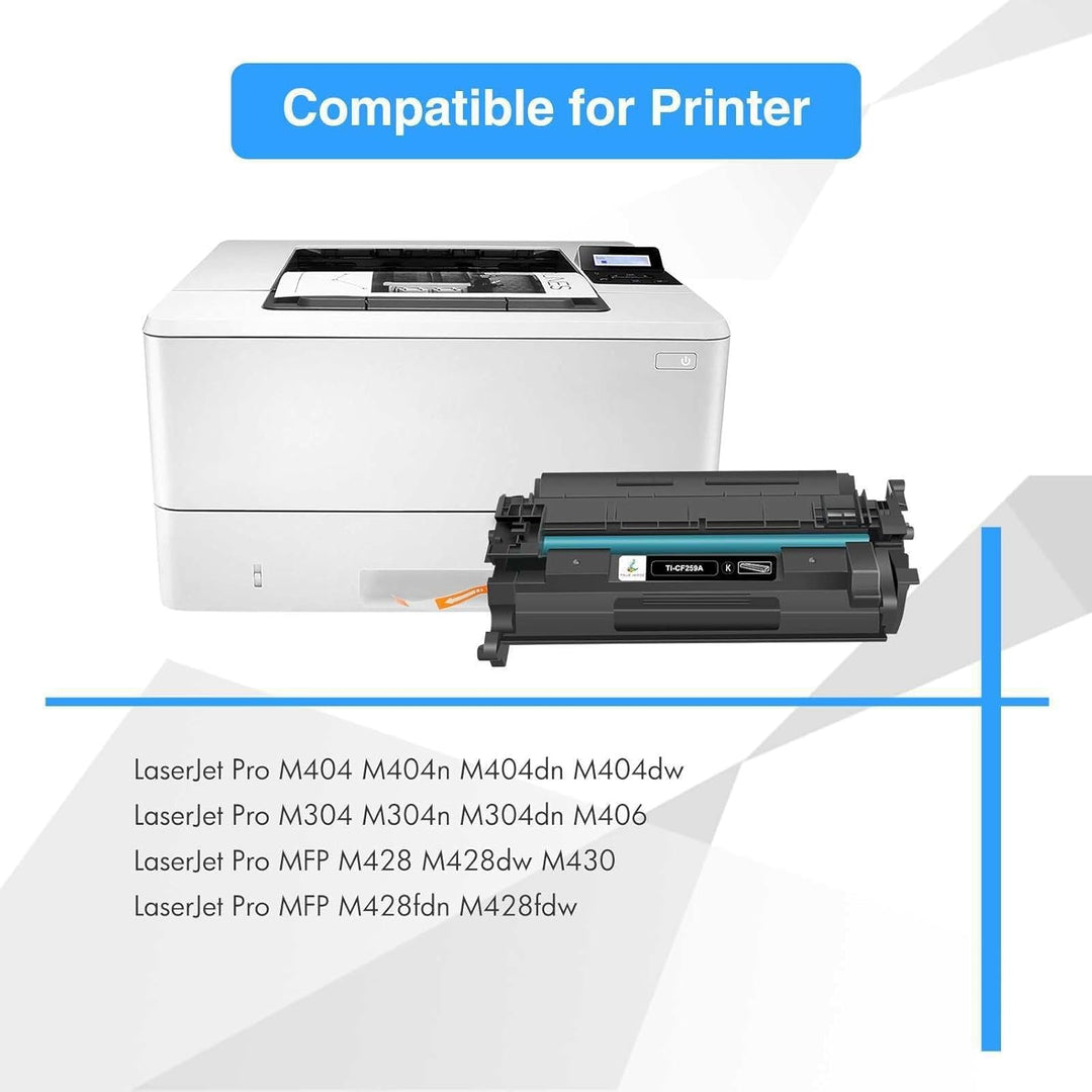 TRUE IMAGE Kompatibel Tonerkartusche als Ersatz für HP 59A CF259A Laserjet Pro M404dn Toner M404dw M