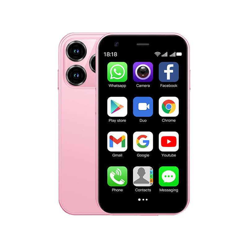 CatCalls Mini Smartphone Entsperrt 4G Handy, 3.0 Zoll, 32GB Erweiterbar bis zu 128GB, Dual SIM Dual
