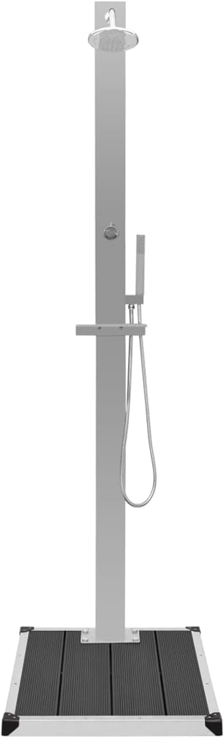Gartendusche mit Bodenelement, Outdoor Shower, Garten Dusche, Aussendusche Garten, Duschkopf Für Gar