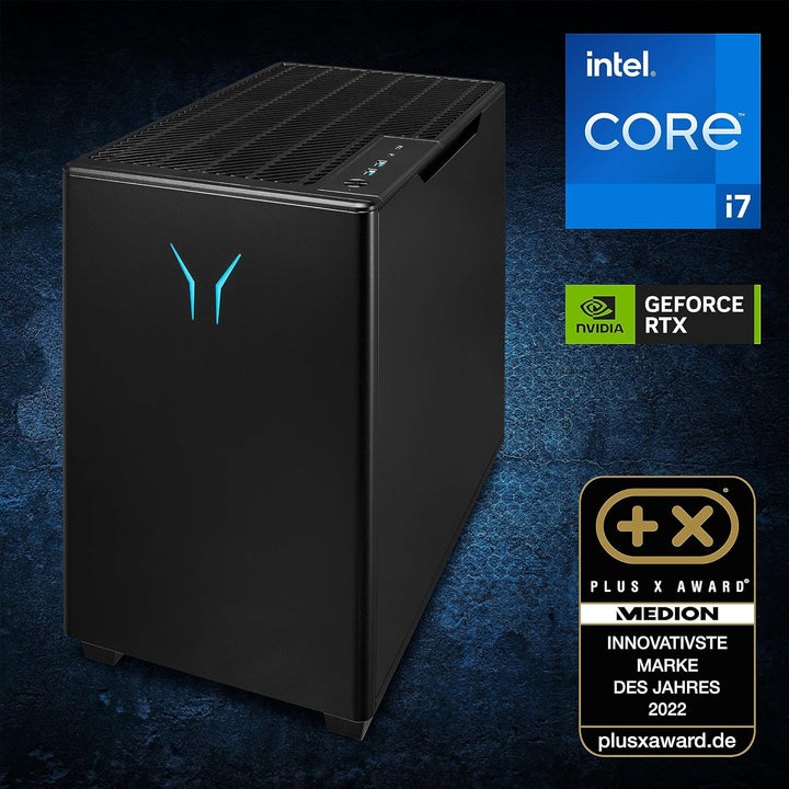 ERAZER Bandit P20 Gaming Desktop PC (Intel Core i7-14700F, 16GB DDR5 RAM, NVIDIA GeForce RTX 4070 SU