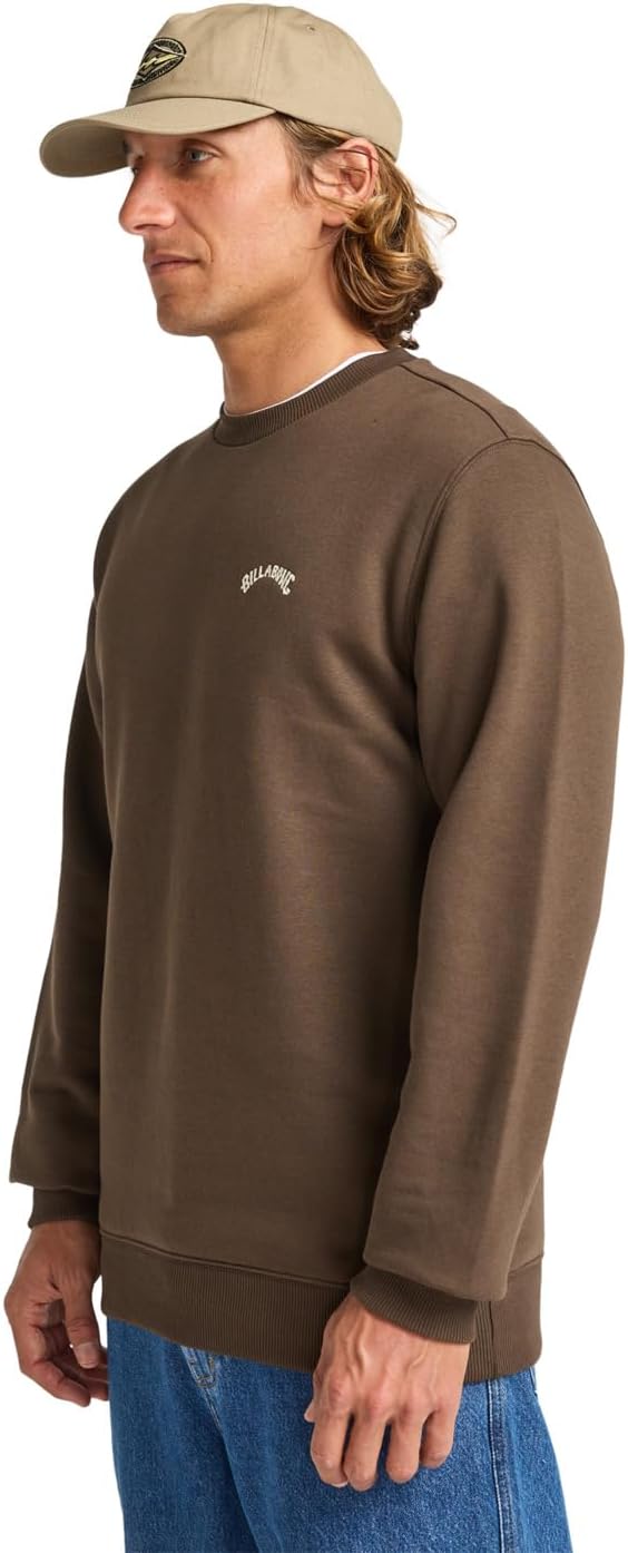 Billabong Herren Arch Cr Sweatshirt (1er Pack) S Dark Cedar, S Dark Cedar